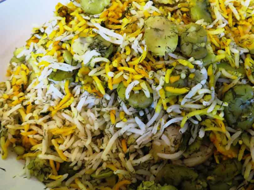 baghali pollow