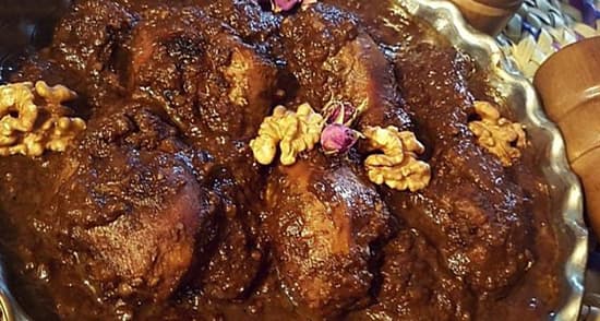 Sweet and sour persian turkey